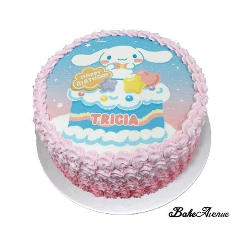 Cinnamoroll icing image Ombre Cake – BakeAvenue