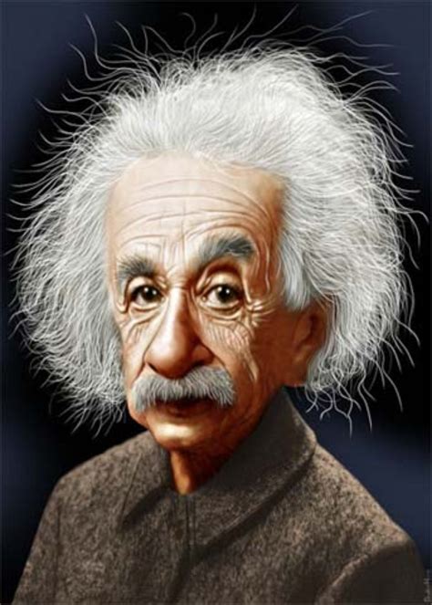 Biography Of Albert Einstein | Caricature, Funny caricatures, Einstein