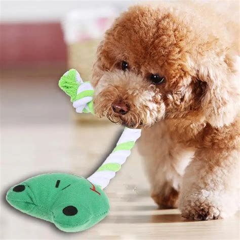 Soft Pet Dog Toys Plush Pet Toy For Dogs Chew Toy Cute Puppy Squeak Dog Interactive Toys For ...