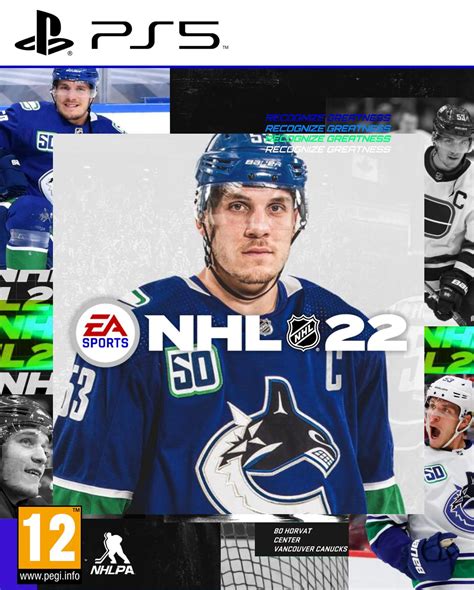 NHL 22 cover featuring Bo Horvat! (fanmade) : r/EA_NHL