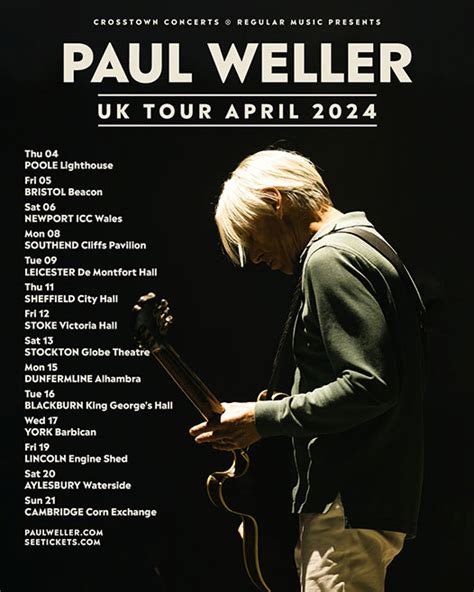 Rock Regeneration - News: Paul Weller Announces Tour