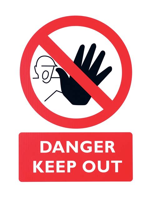 Danger Keep Out Warning Sign | Clark Engineering