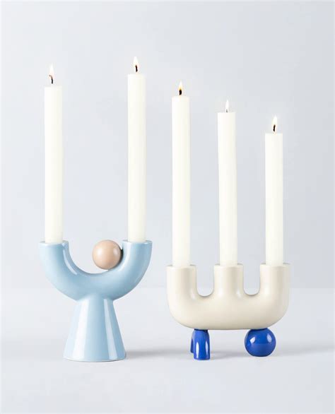 Set of 2 designer Candle Holders - themasie.com