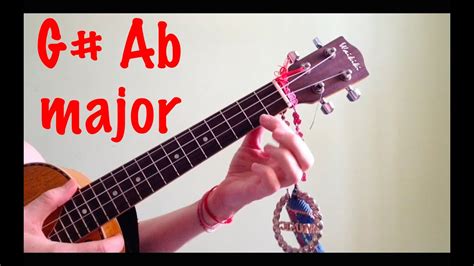 G# Ab Major Ukulele Chords - YouTube