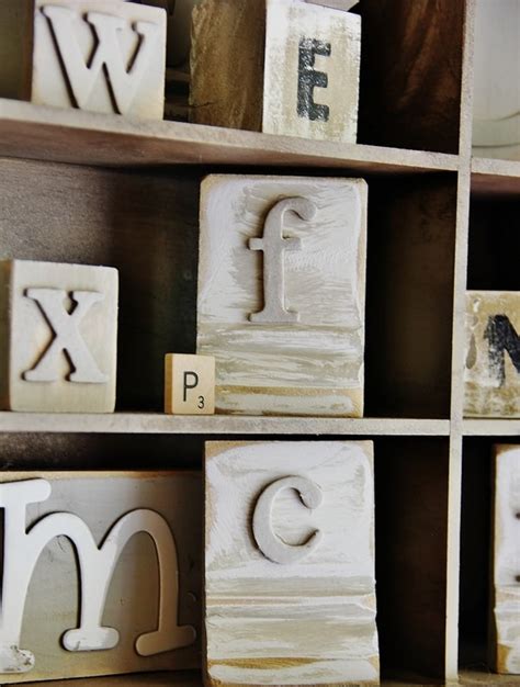 Trash to Treasure: DIY Wood Block Letters | Thistlewood Farms