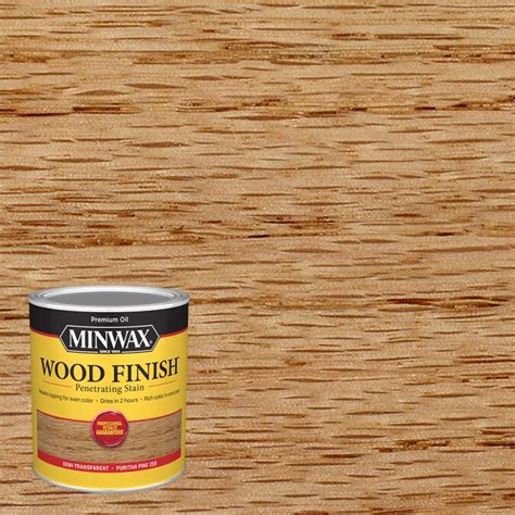 Minwax Wood Finish Oil-Based Puritan Pine Interior Stain (1-Quart) in ...