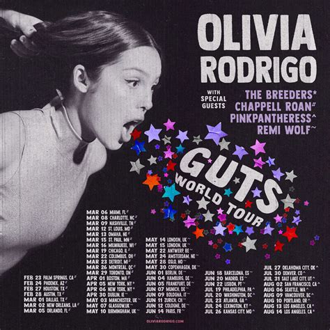 Olivia Rodrigo is bringing her Guts World Tour to Houston for a show