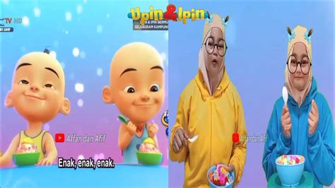 Sedapnye Es ABCD Uncle Muthu || Kompilasi Tiru Aksi Upin Ipin - YouTube