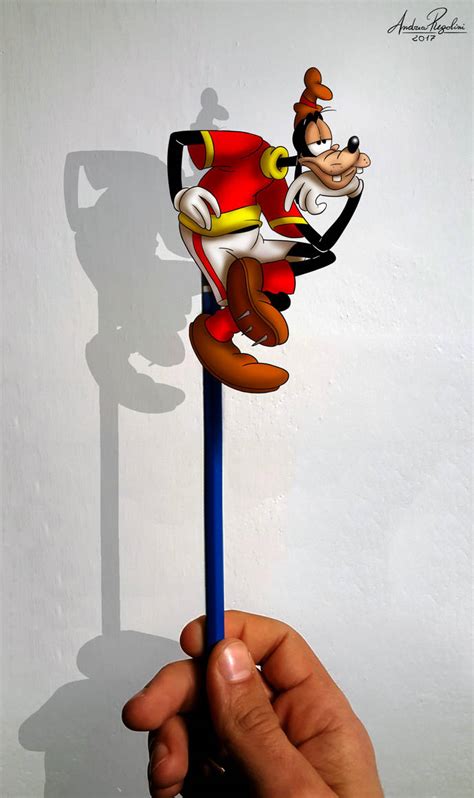 Goofy the olympic champ thinker on the pencil. by AndreaRegolini on DeviantArt