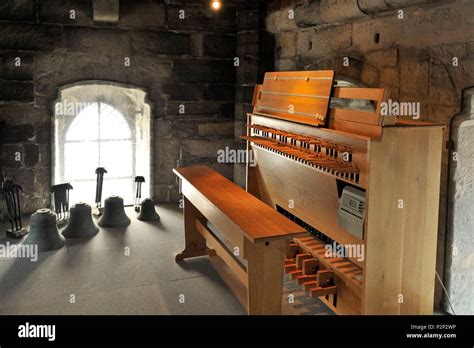 Belgium, Wallonia, Tournai, Belfry of Tournai which is the oldest ...