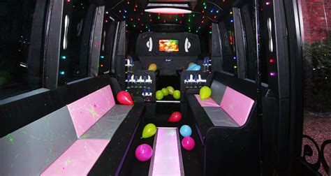 Party Bus Interior - Surrey Limos