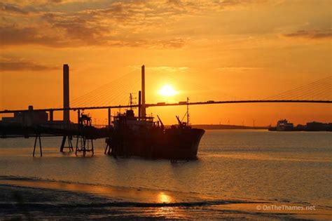 Friday Photo: Dartford Bridge sunset | On The Thames