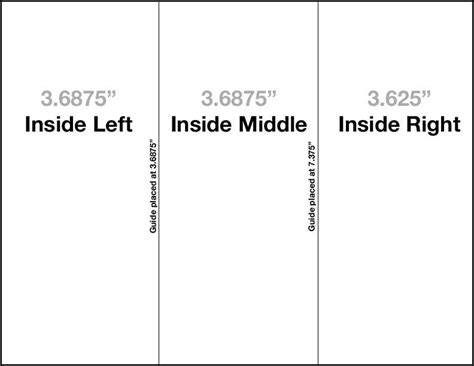 Tri Fold Brochure Dimensions - Design Talk