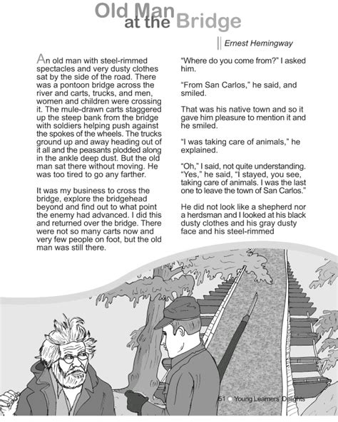 Grade 9 Reading Lesson 10 Short Stories – Old Man at the Bridge ...