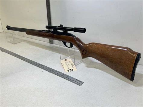 MARLIN GLENFIELD MODEL 60 .22 SEMI AUTO RIFLE W/ GLENFIELD 4X15 SCOPE - Wild Rose Auction Services