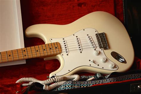 Fender Stratocaster Jimi Hendrix 1997 Olympic White Guitar For Sale Some Neck Guitars