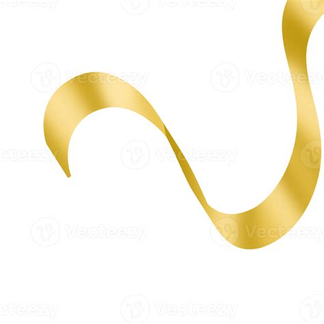 Gold Ribbon Banner 11992242 PNG