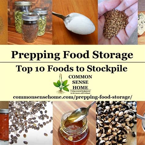 Prepping Food Storage - Top 10 Foods to Stockpile