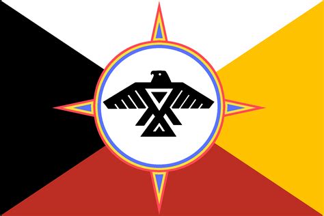 Alternate flag of Ojibwe/Chippewa people by comradeprophet27 on DeviantArt