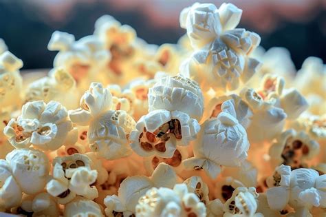 Premium Photo | Popcorn popping in slow motion