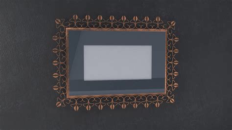 Frame With Passepartout - 3D Model by Artdeco 3d