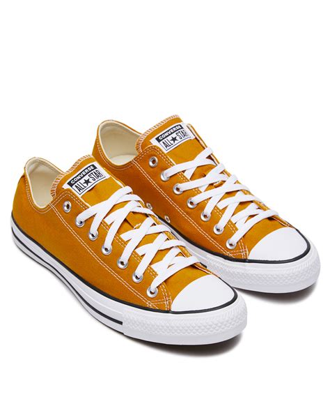 Converse Mens Chuck Taylor All Star Lo Shoe - Saffron Yellow | SurfStitch