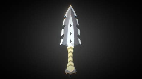 hand-painted dagger - 3D model by torchwurm [713bfed] - Sketchfab