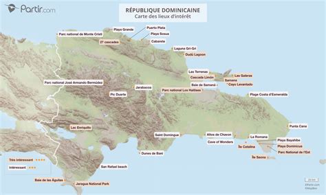 République Dominicaine carte » Vacances - Arts- Guides Voyages