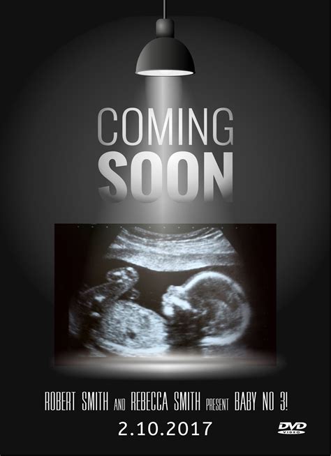 Movie Poster Baby Announcement - Etsy