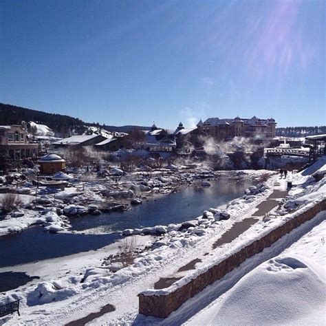 Pagosa Springs, Colorado. Ski destination in the Rockies. Destination mine and Randy's winter ...