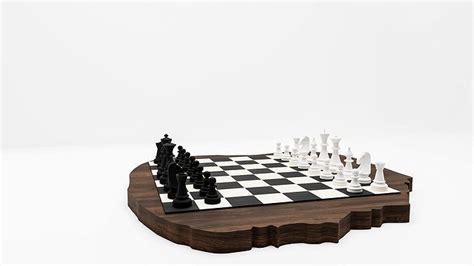 Chess Board Design 3D model | CGTrader