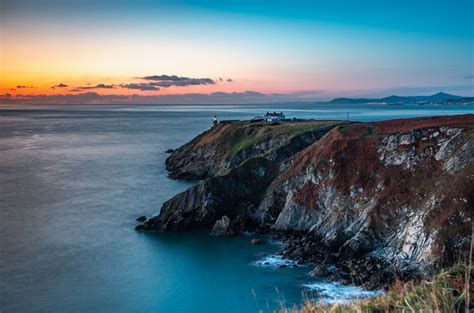 Baily Lighthouse on Howth Head sunrise Dublin, Ireland