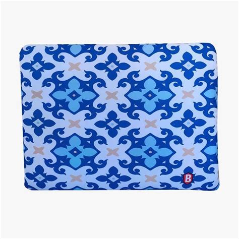 Blue Pattern Laptop Sleeve 13" - أود بيتس