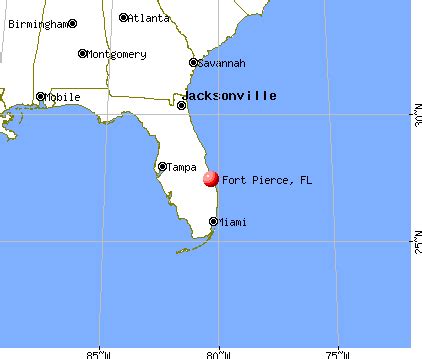 Map Of Florida Showing Ft Pierce - Gerrie Constancia