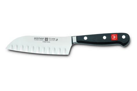 Wusthof Classic 5in Santoku Knife Hollow Edge 4182 | MetroKitchen