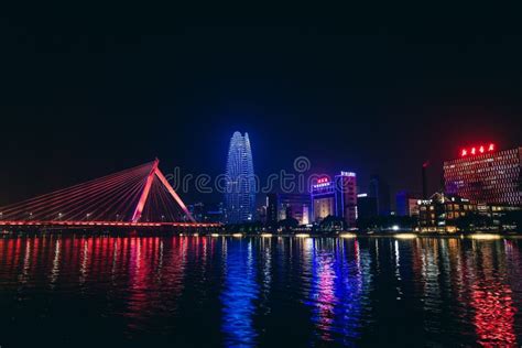 Ningbo Night editorial photo. Image of province, tree - 59357931