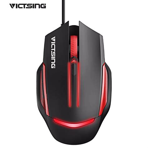 VicTsing 6 Button Ergonomic Programmable Gaming Mouse Wired Best Gaming Mouse With Adjustable ...