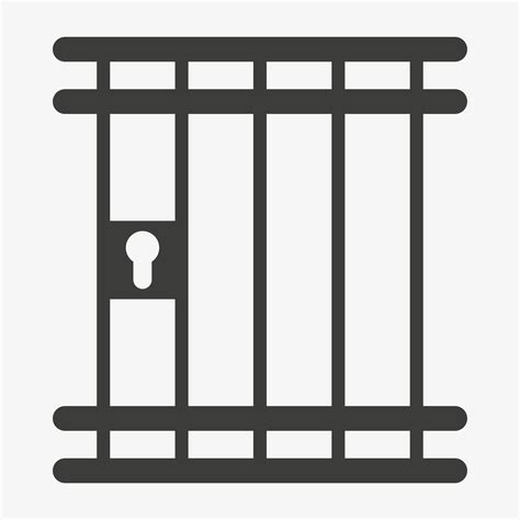 Person In Jail Clipart Coloring