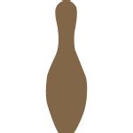 Bowling pin sign vector clip art | Free SVG