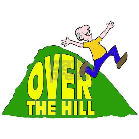 Over the Hill Cartoon Mug by stickem2