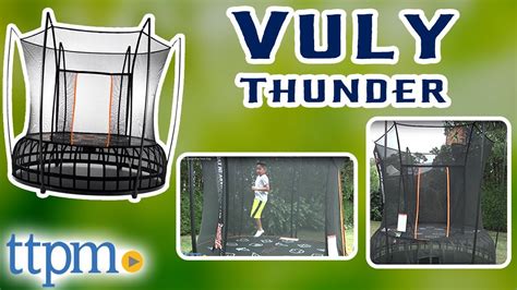 Vuly Thunder Trampoline & Accessories Review from Vuly - YouTube