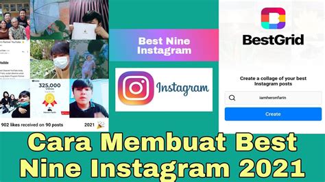 Cara Buat Top Nine Instagram 2021 (Top 9 Instagram Free)