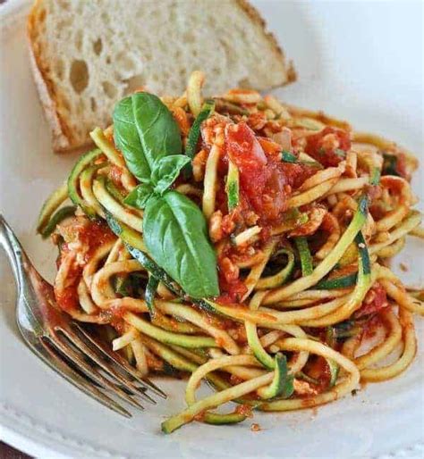 Turkey Bolognese with Zucchini Noodles {gluten free} - Rachel Cooks®