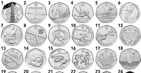 Collectable 50p Coins