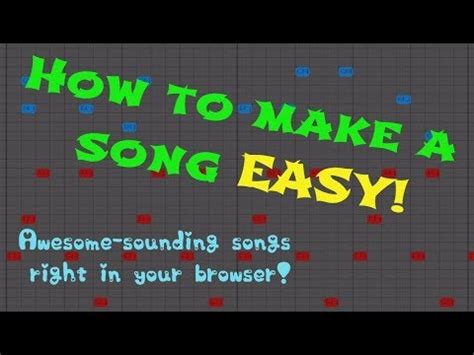 How To Make A Song EASY! Online Sequencer Tutorial /w MelodyTongyu ...