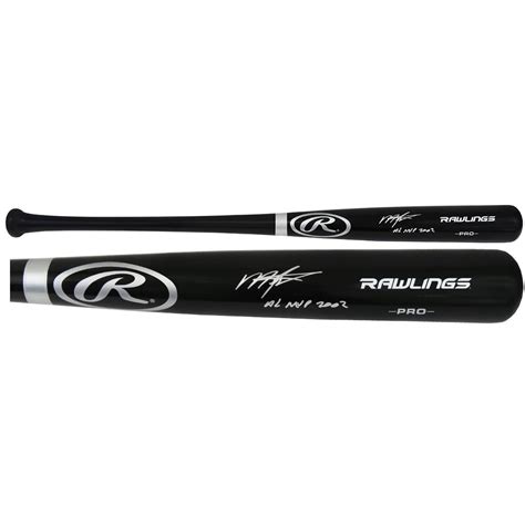 Miguel Tejada Signed Rawlings Pro Baseball Bat Inscribed "AL MVP 2002" (Schwartz) | Pristine Auction