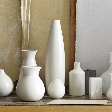 Pure White Ceramic Vases | west elm Australia