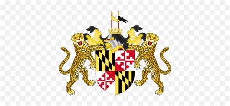 Flag Of Maryland - Lord Baltimore Coat Of Arms Png,Maryland Flag Png - free transparent png ...