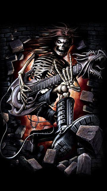 Pin by bill thomas on D€@TH, & SKULLS, | Heavy metal art, Skull art ...