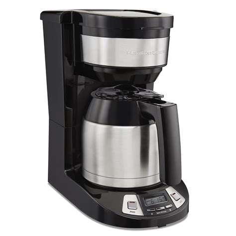 Hamilton Beach Programmable 8 Cup Coffee Maker, Thermal Carafe ...